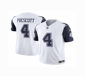Nike Men Dallas #4 Prescott Legend white NFL Jersey->carolina panthers->NFL Jersey